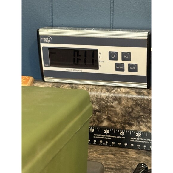 Vintage Sterling Box Carrying Storage Case Plastic Olive Green 9 1/4" × 8" - Picture 6 of 6